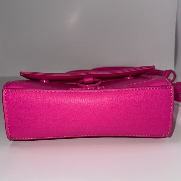 Madden Girl Hot Pink Mini Handbag Crossbody Purse OS Barbiecore Feminine Y2K - Picture 2 of 16